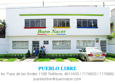 ﷯
PUEBLO LIBRE
Av. Paso de los Andes 1109 Teléfono: 4611635 / 7176833 / 7176882 pueblolibre@buennacer.com